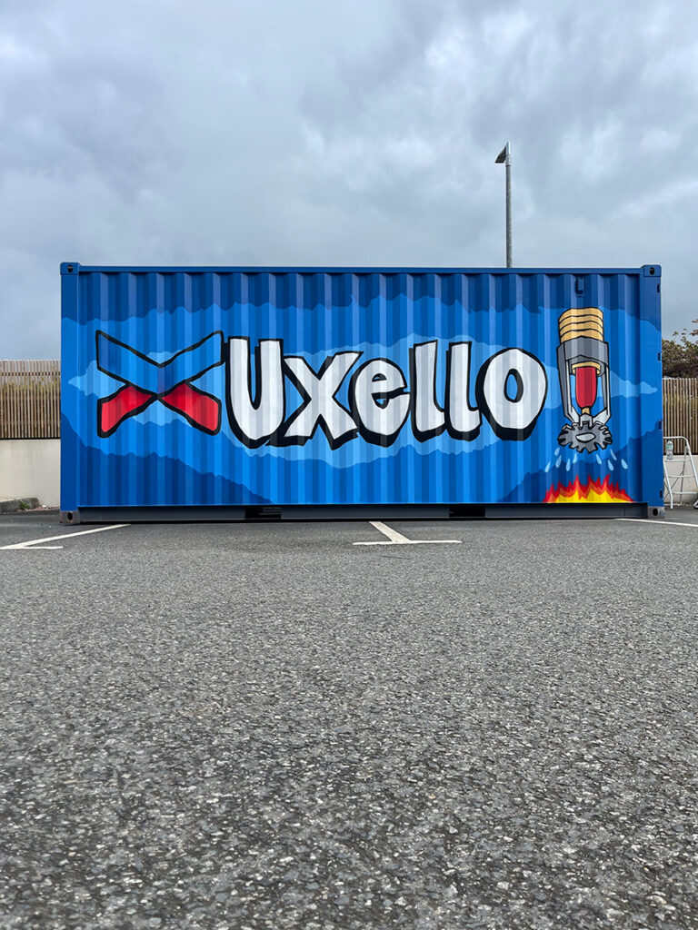 Décoration participative d&rsquo;un container de chantier — Uxello (Groupe VINCI) × Association Stereophonk & Maison de Suède